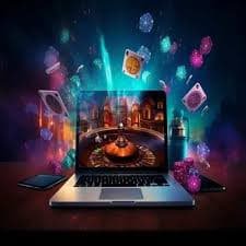Dealer kasino papi46 berbahasa Indonesia membagikan kartu baccarat di meja live